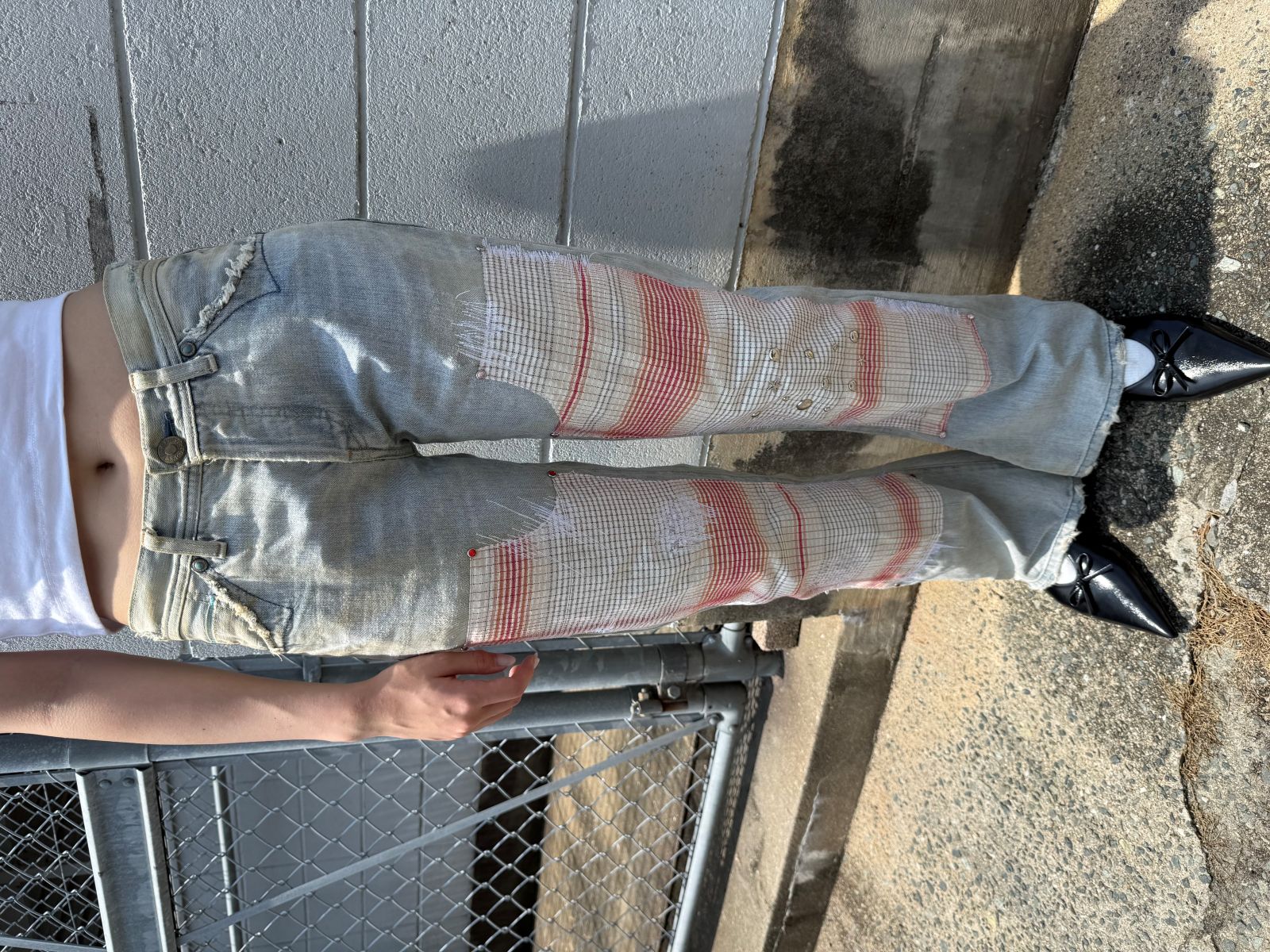 KAITO 26ss Flared double knee pants